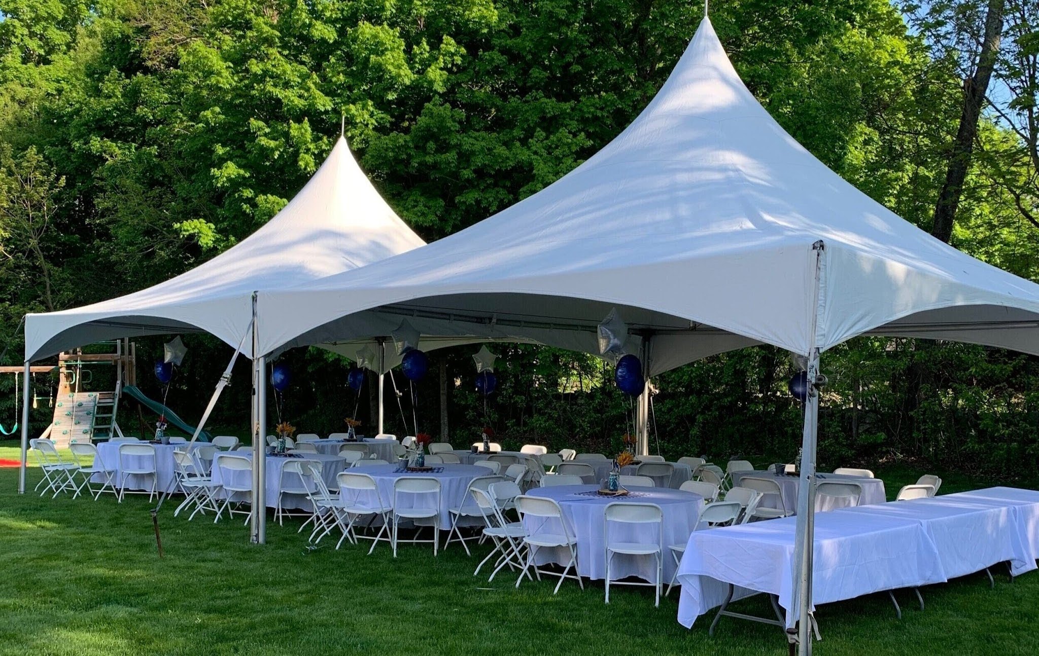 Tent with High Frame